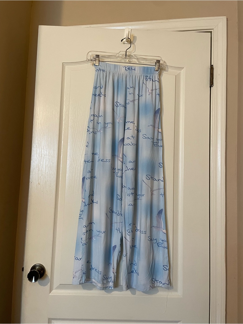 Taylor Swift 1989 Wildest Dreams Pajama Set RARE Official Merch Size XS Blue EUC - Picture 6 of 10